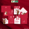 Lấy cảm hứng từ sắc đỏ truyền thống và biểu tượng Song Hỷ, mẫu thiệp mang đến không khí hỷ sự rực rỡ nhưng vẫn trẻ trung nhờ minh họa Chibi dâu rể. Kết hợp chi tiết bế hình tạo điểm nhấn nổi bật ngay từ phần bìa.