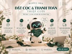 Hướng Dẫn Đặt Cọc & Thanh Toán Thiệp Cưới